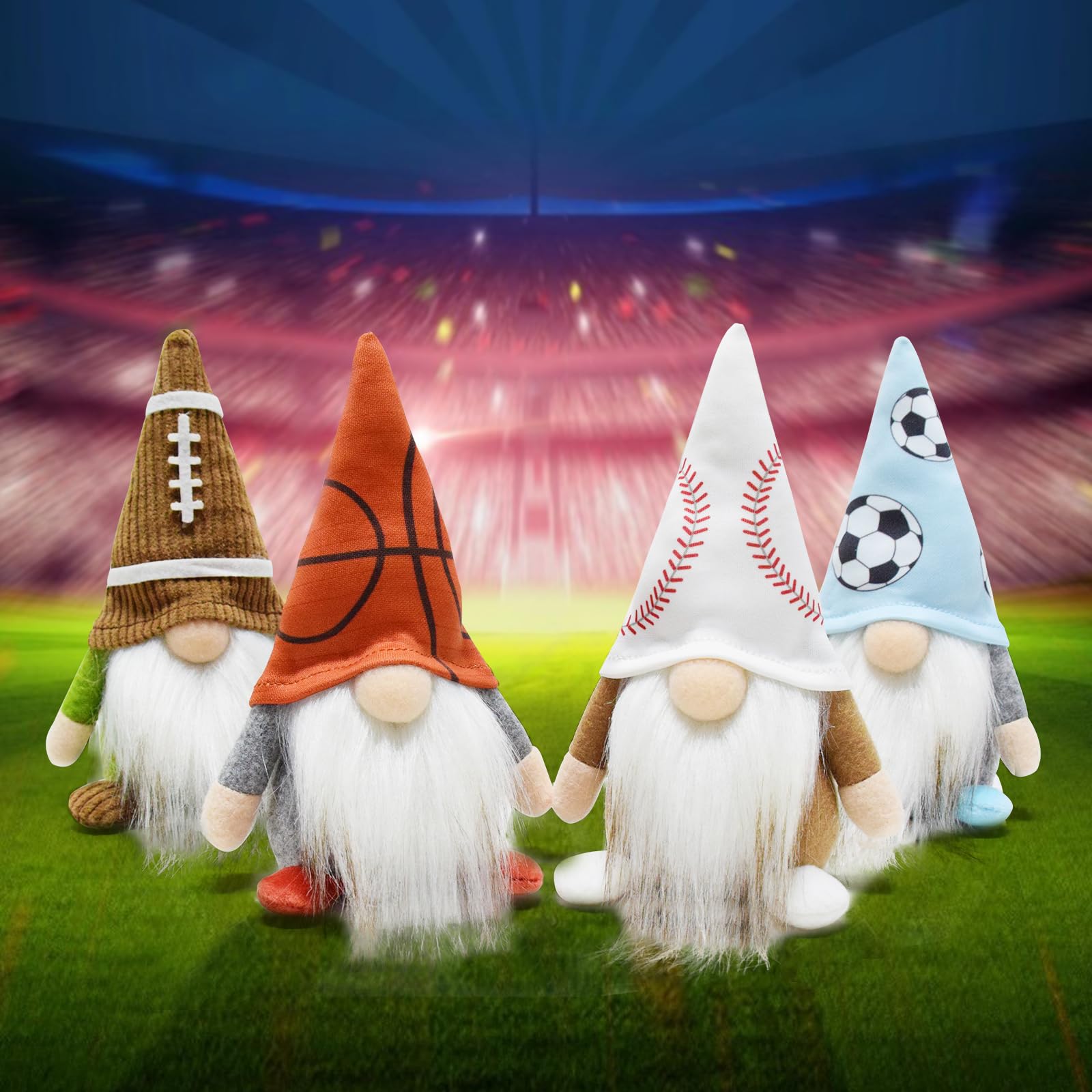Vytina Pequenos gnomos de basquete ornamentos de pelúcia fofo
